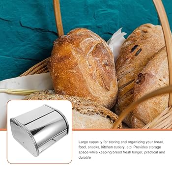 Amazon｜KESYOO パン ボックス ブレッドケース ロールアップ蓋